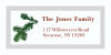 Winter Mistletoe Christmas Address Labels 2